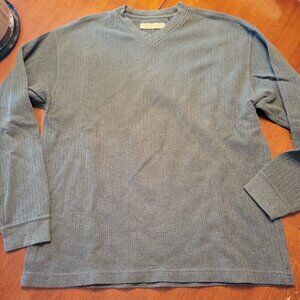 Mens cotton v neck sweater
